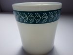 画像4: 【パイレックス】ブルーローレル柄マグカップ/コーヒーカップ/マグ/Name　Unknown/Old　Pyrex　otherｓ (4)