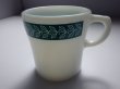 画像1: 【パイレックス】ブルーローレル柄マグカップ/コーヒーカップ/マグ/Name　Unknown/Old　Pyrex　otherｓ (1)