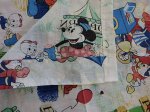 画像8: 【ディズニー】小柄　ヴィンテージ　ミッキーマウス・カーニバル・カーテン・パネルファブリック  (8)