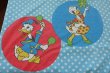 画像3:   【ディズニー】レア！ 70年代　水色　水玉　ディズニーキャラクタ-ヴィンテージフィティッドシーツ(1/2)  (3)