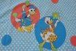 画像3:  【ディズニー】レア！ 70年代　水色　水玉　ディズニーキャラクタ-ヴィンテージピロケース  (3)